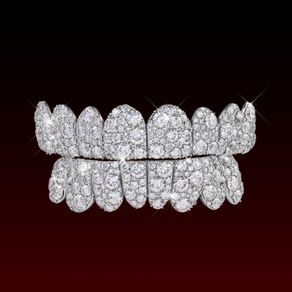 Mosaic Set Moissanite Custom Grillz