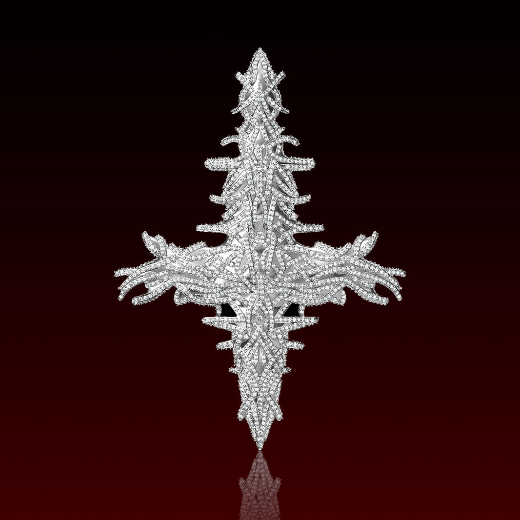 Upside Down Antagonist Cross Pendant