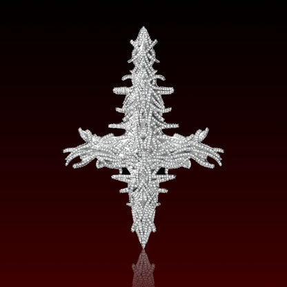 Upside Down Antagonist Cross Pendant
