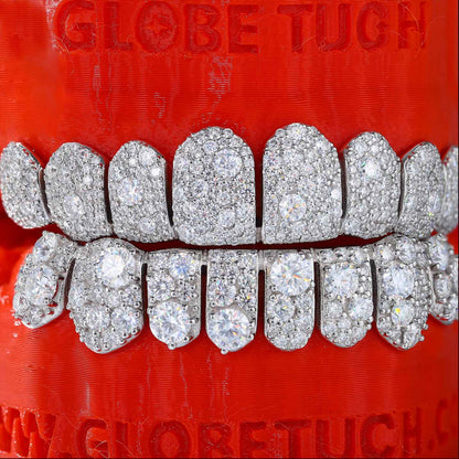 Galaxy Mosaic Set Moissanite Custom Grillz