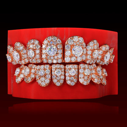 50 Pointer Center Stone Custom Moissanite Grillz