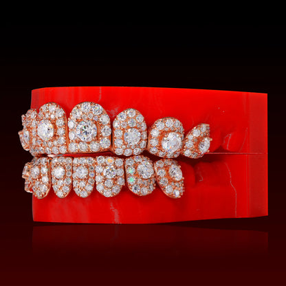 50 Pointer Center Stone Custom Moissanite Grillz