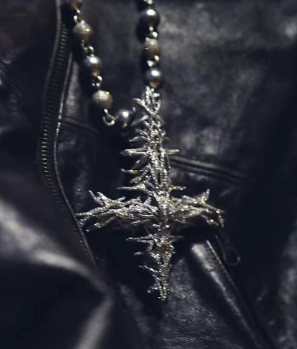 Upside Down Antagonist Cross Pendant