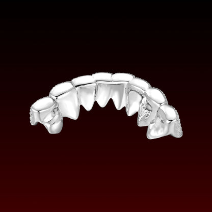 Polished Vampire Fangs Custom Moissanite Grillz