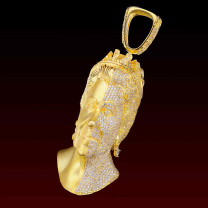 Custom 3D Queen Iced Out Pendant