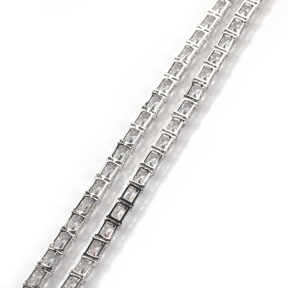 6MM Baguette Cut Tennis Chain