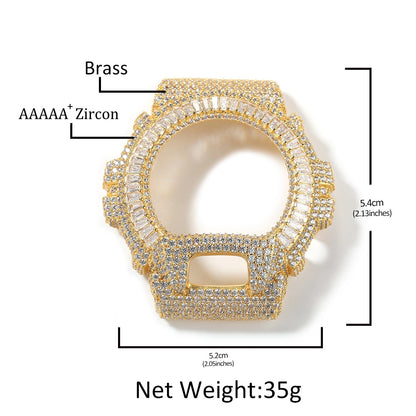 Baguette Halo Watch Bezel Compatible with DW6900