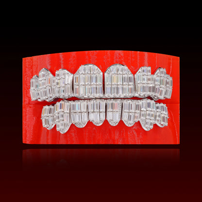 Baguette Cut Custom Moissanite Grillz