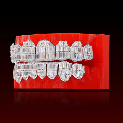 Baguette Cut Custom Moissanite Grillz