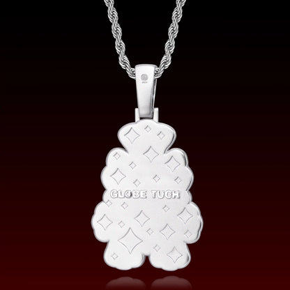 Black Jade Overlay Cross Pendant
