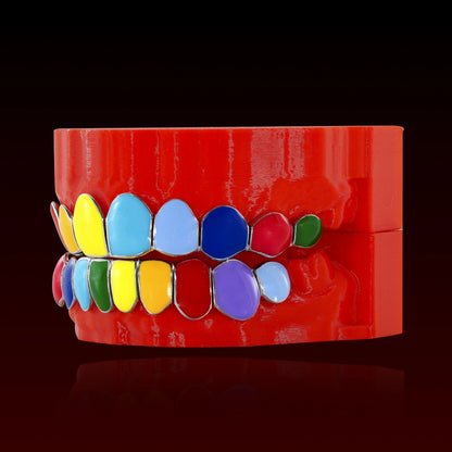 Colorful Enamel  Custom Grillz