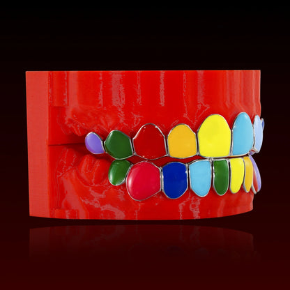 Colorful Enamel  Custom Grillz