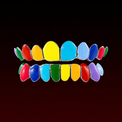Colorful Enamel  Custom Grillz