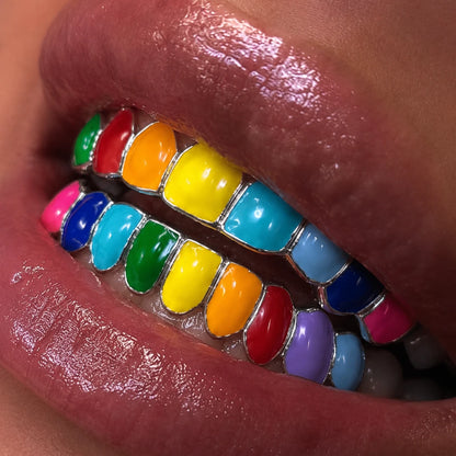 Colorful Enamel  Custom Grillz