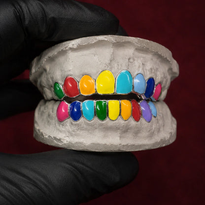 Colorful Enamel  Custom Grillz