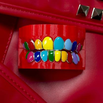 Colorful Enamel  Custom Grillz