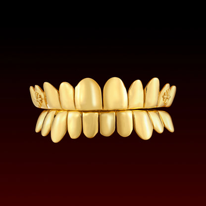 Cross Fang Polished Custom Grillz