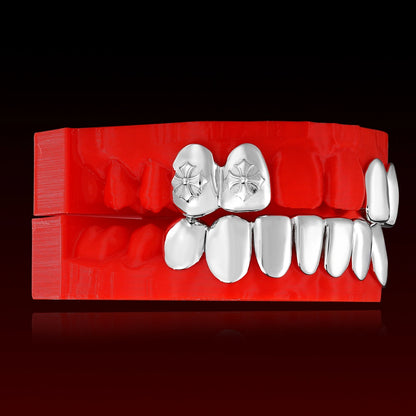 Cross Fang Polished Custom Grillz