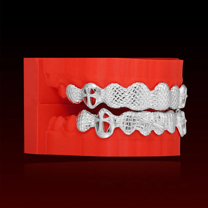 Cross Woven Mesh Custom Grillz