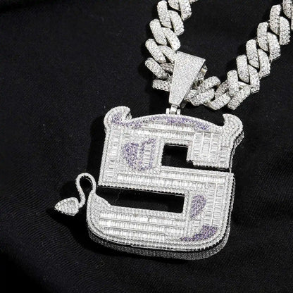Custom Design S Letter Pendant
