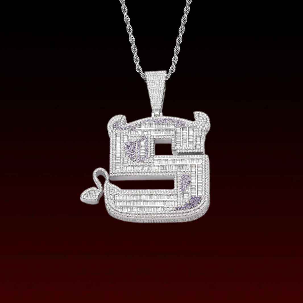 Custom Design S Letter Pendant