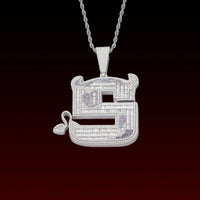 Custom Design S Letter Pendant