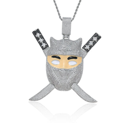 Custom Masked Warrior Pendant