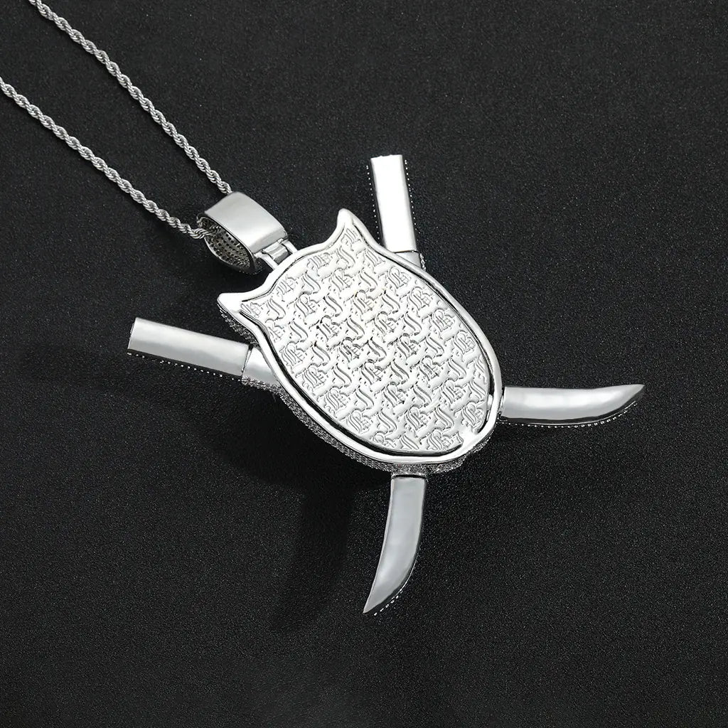 Custom Masked Warrior Pendant