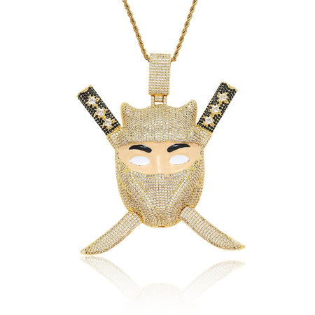 Custom Masked Warrior Pendant