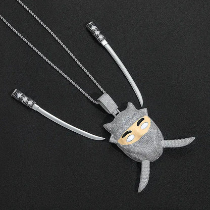 Custom Masked Warrior Pendant