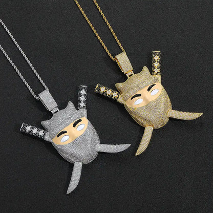 Custom Masked Warrior Pendant