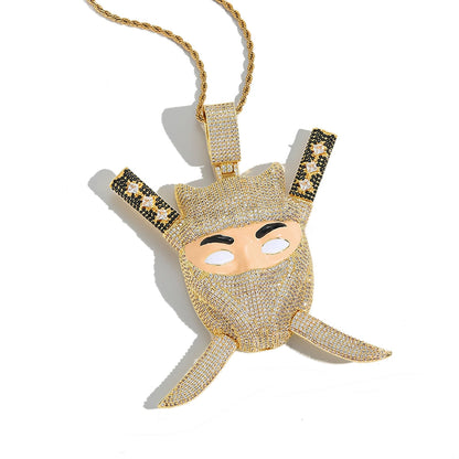 Custom Masked Warrior Pendant