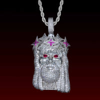 Cyber Jesus Iced Out Pendant