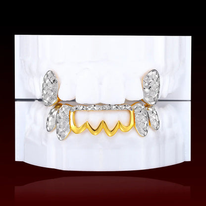 Diamond Cut Open Face Custom Grillz