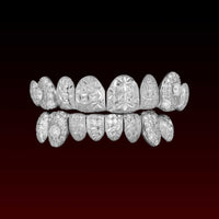 Diamond Cut Mosaic Fang Custom Grillz