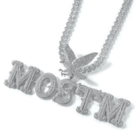 Eagle Bail Custom Letter Pendant