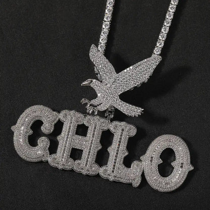 Eagle Bail Custom Letter Pendant