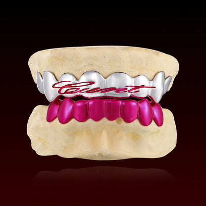 Enamel Letter Polished Custom Grillz