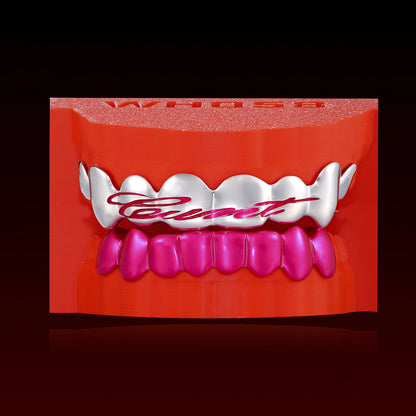 Enamel Letter Polished Custom Grillz