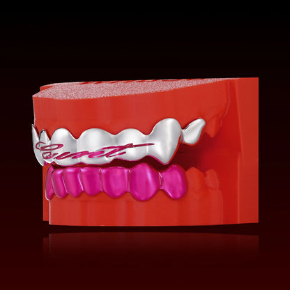 Enamel Letter Polished Custom Grillz