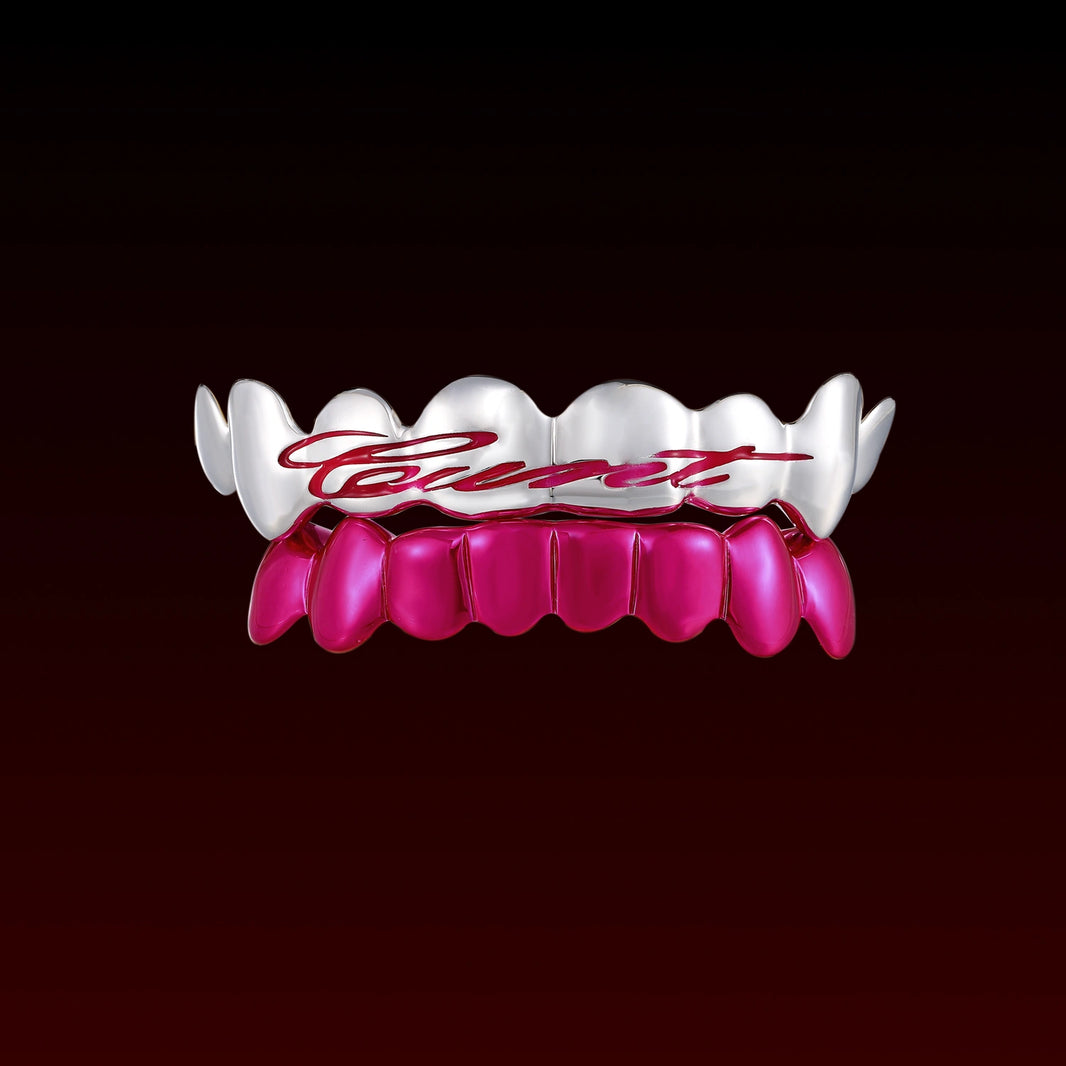 Enamel Letter Polished Custom Grillz