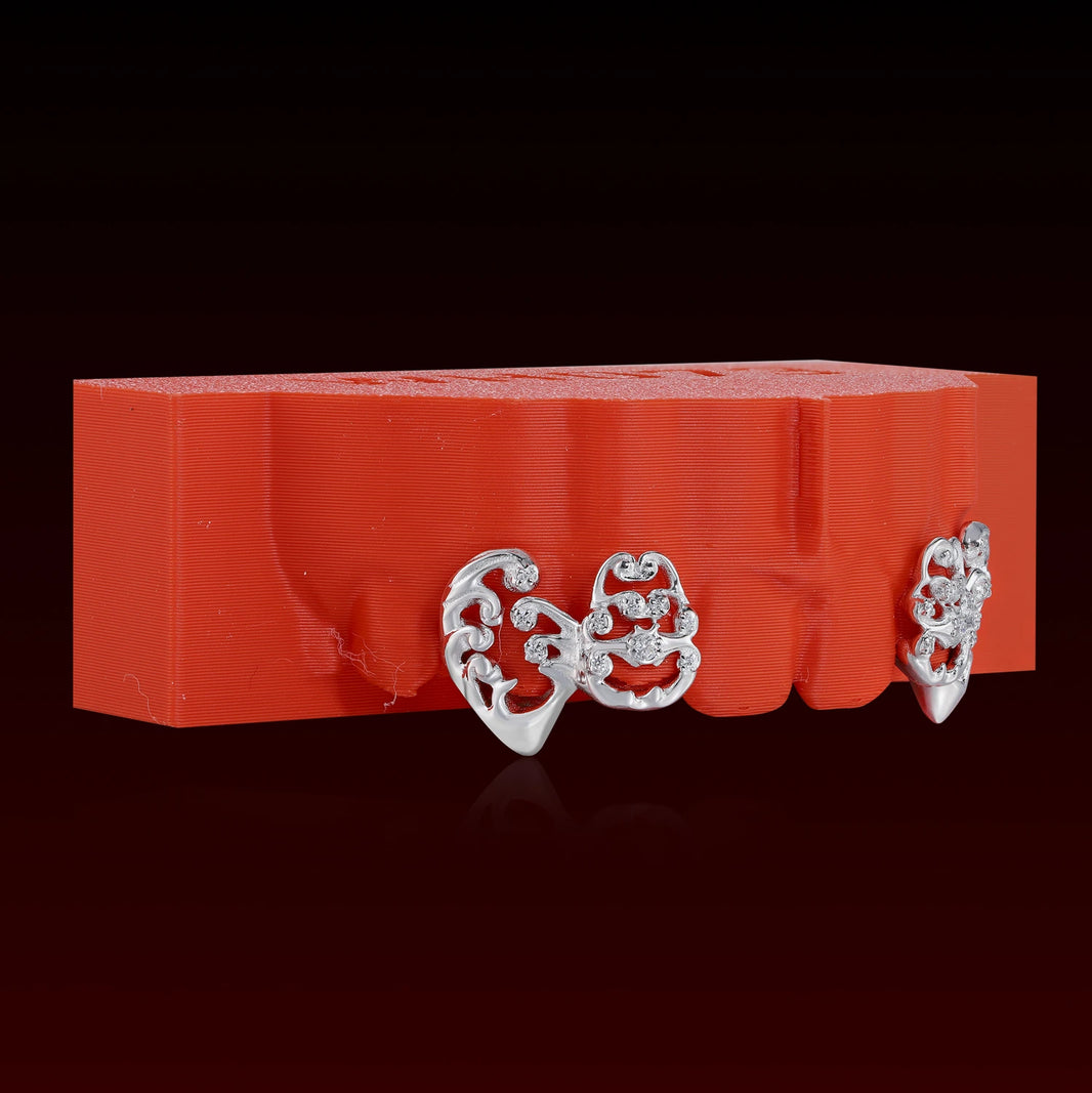 Filigree Open Face Fang Custom Grillz