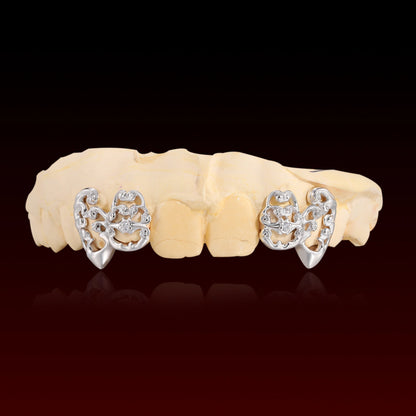 Filigree Open Face Fang Custom Grillz