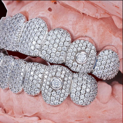 Gem On Fang Custom Moissanite Grillz
