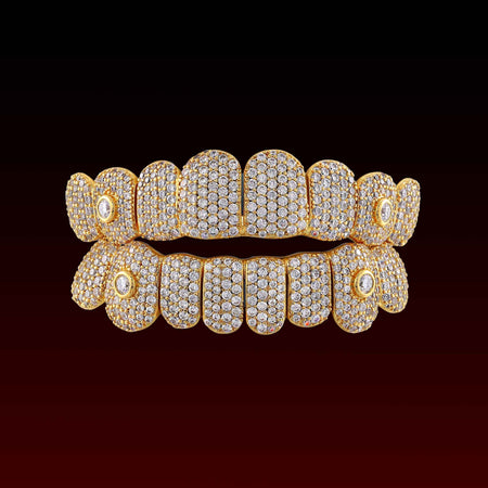 Gem On Fang Custom Moissanite Grillz