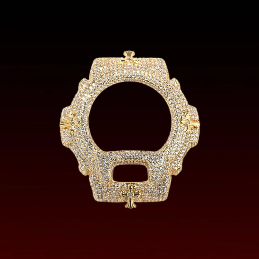 Gothic Cross Watch Bezel Compatible with DW6900