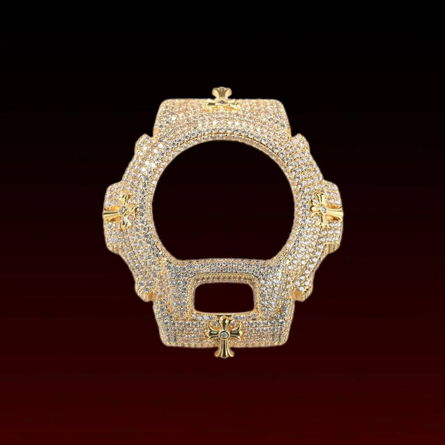 Gothic Cross Watch Bezel Compatible with DW6900