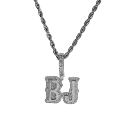 Gothic Font Custom Letter Pendant