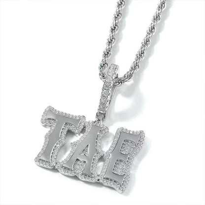 Gothic Font Custom Letter Pendant