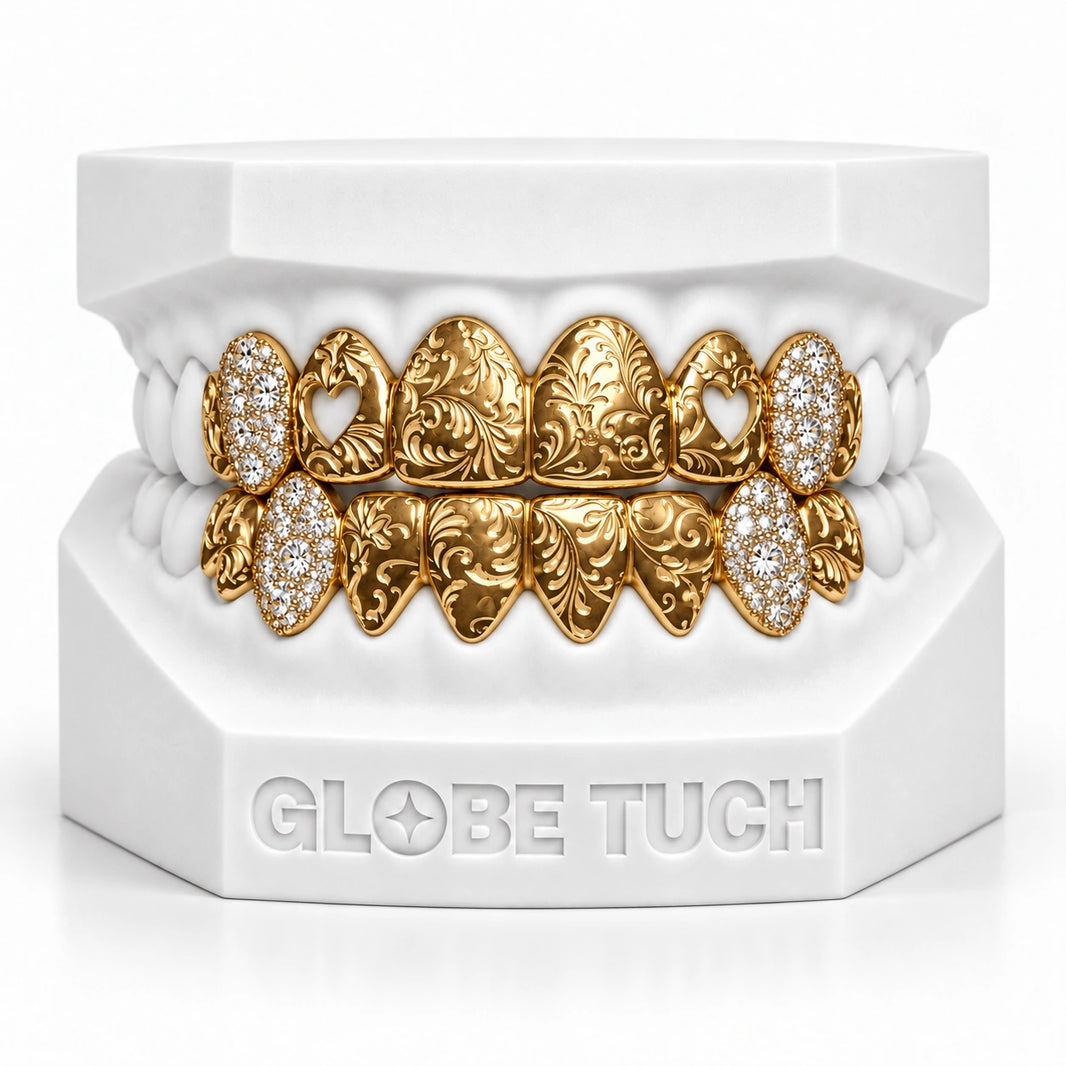 Gothic Heart Filigree Custom Grillz
